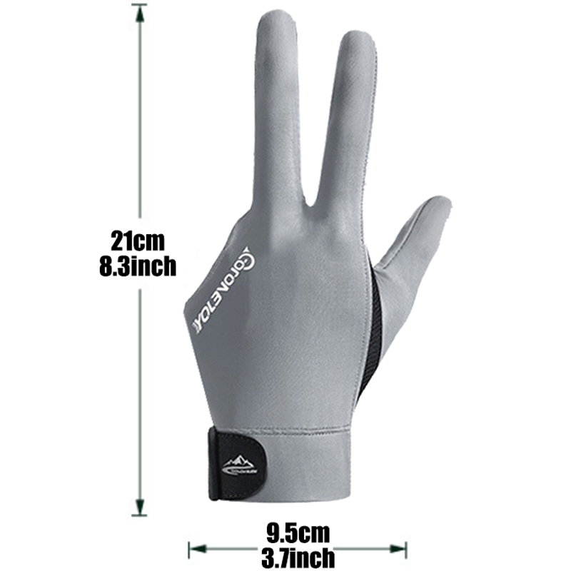 Biljarthandschoen Snooker Antislip Sporthandschoenen met drie vingers Hoogelastisch Ademend Draagbare handschoenen Biljarttrainingsaccessoires