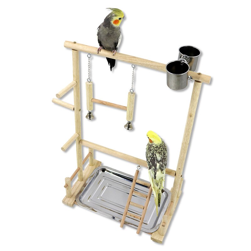 Support pour perchoir à oiseaux, jouets pour perroquets, exercice, mangeoire, Center d&#39;activité pour les oiseaux, perroquet, Conure, Cockatiel