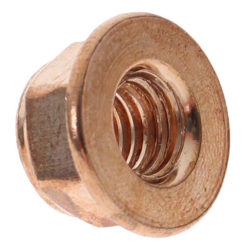 50 pièces d'écrou d'échappement M8 SW 13 écrou en cuivre