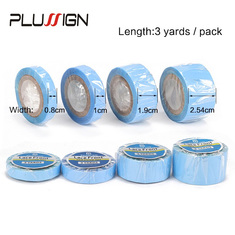 Ultra Hold Lijm Kant Pruik Tape 3 Yards/Roll Groothandelsprijs Beste Kant Pruik Lijm Haar Systeem Tape voor Toupet En Pruiken