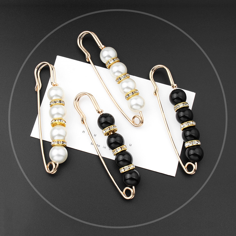 Vrouwen Mode Parel Manchetknopen Taille Gesp Pin Sieraden Accessoires Vrouwelijke Rok Broche Metalen Knoppen Set: Set 11