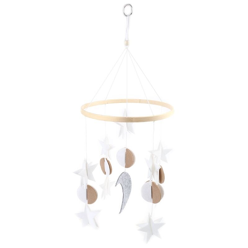 Baby Crib Felt Pendant Musical Mobile Rattle Infant Cot Wind Chime Bed Bell Toys