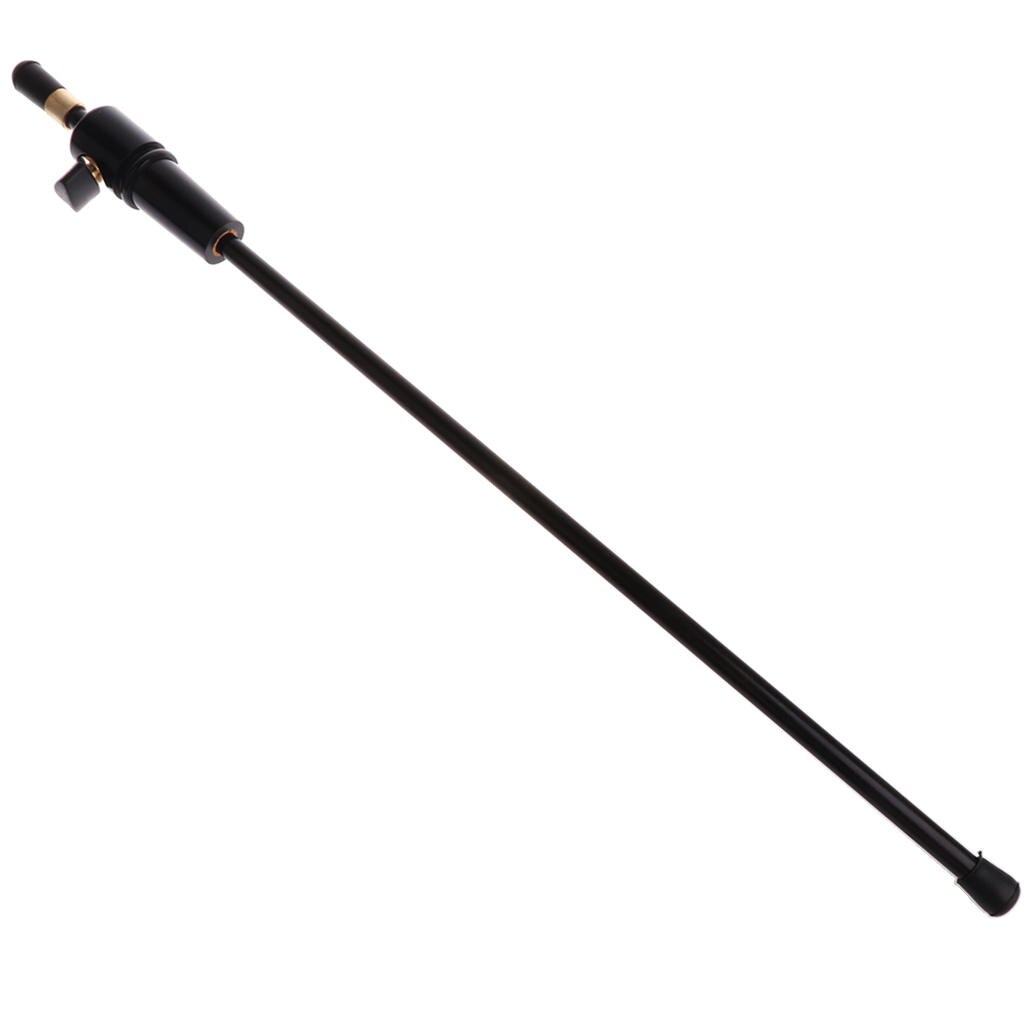 Tooyful Kohlenstoff Cello Endpin Tailrod Cello Unterstützung Halten Werkzeug für Cellist Leistung Praxis Zubehör Schwarz 63cm