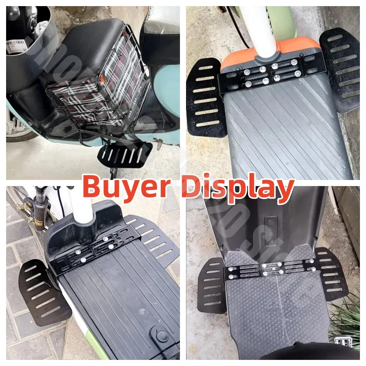Pedale für Elektroroller, vorne montierte Pedale, modifizierte Motorradpedale, verbreitert, vergrößert und verdickt