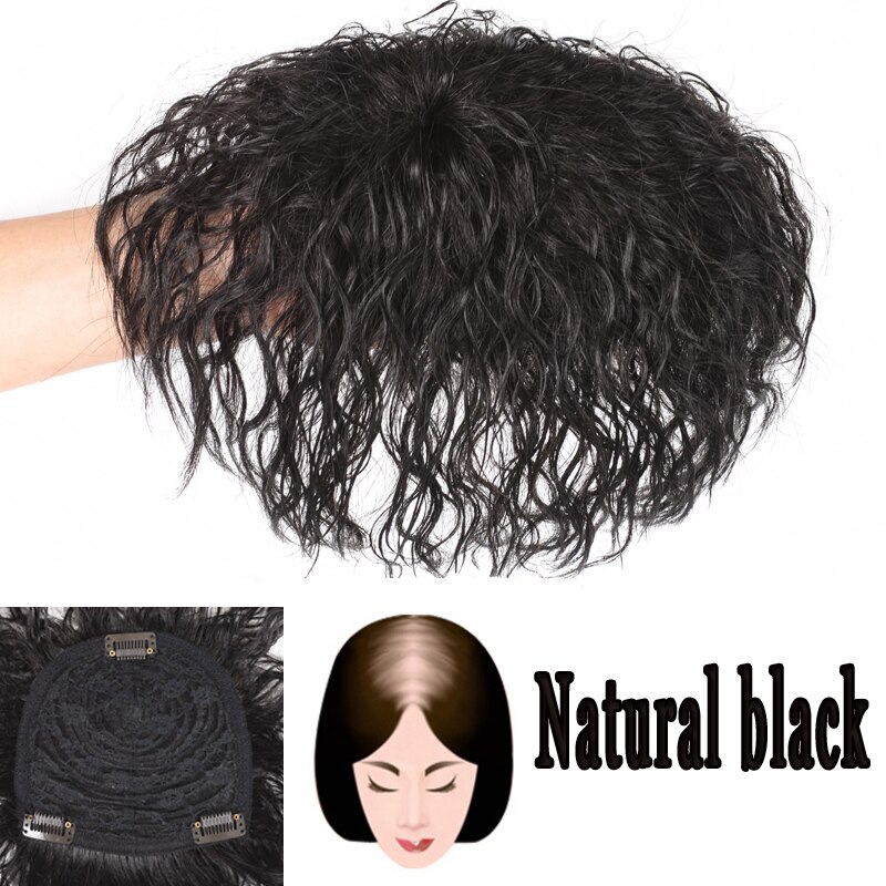 Synthetic Hair Pure hair Topper Hairpiece Women Curly Corn Beard Natural Hair Topper Clip Hair Clip Ins In Hair Extensions: A028-2
