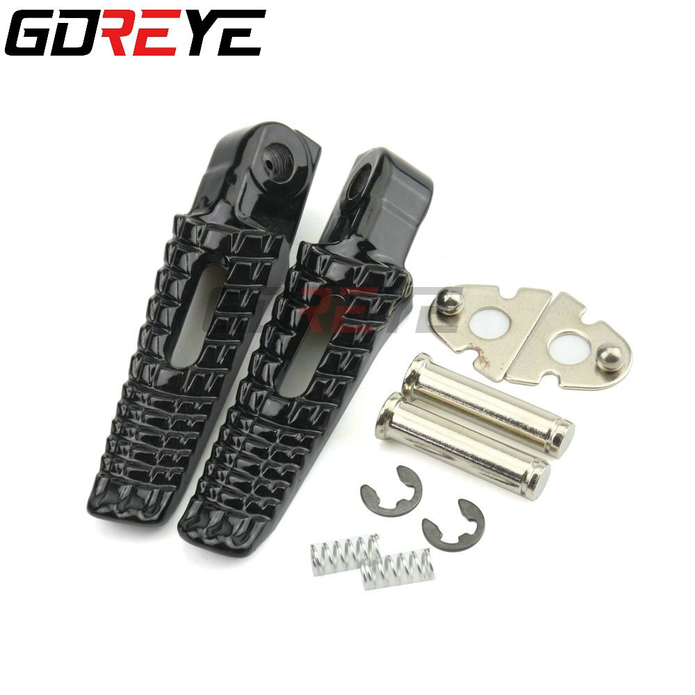 Voor Suzuki GSR400 GSR600 GSXR600 GSXR750 GSXR1000 GSX1300R GSXR1300 B-King Motorfiets Voor Achter Voetsteunen Voetsteunen: Black Rear