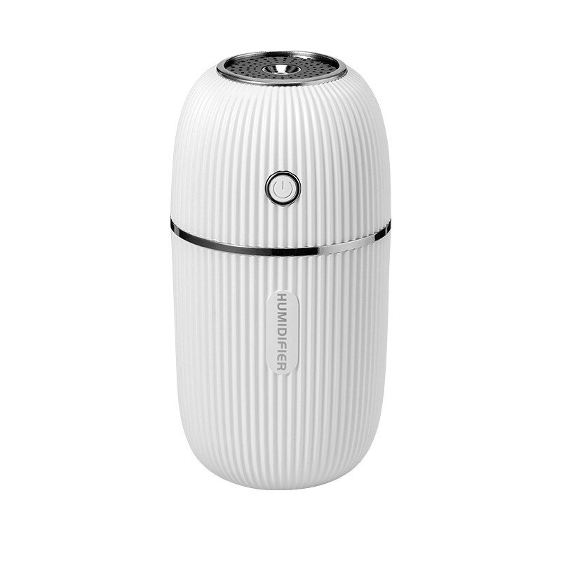 Mini humidificateur d'air pour voiture, diffuseur de brouillard USB pour maison, voitures, bureau, chambre à coucher avec lumières Led: white