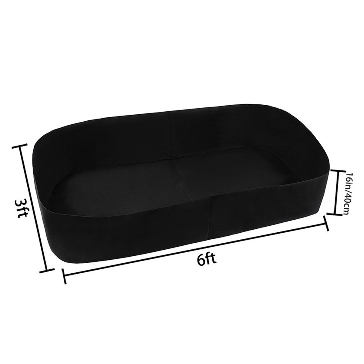 Udendørs indendørs have planteposer dyrkning havekrukker plantekasser grøntsags planteposer dyrke poser gård hjem have forsyninger: 3 x 6ft