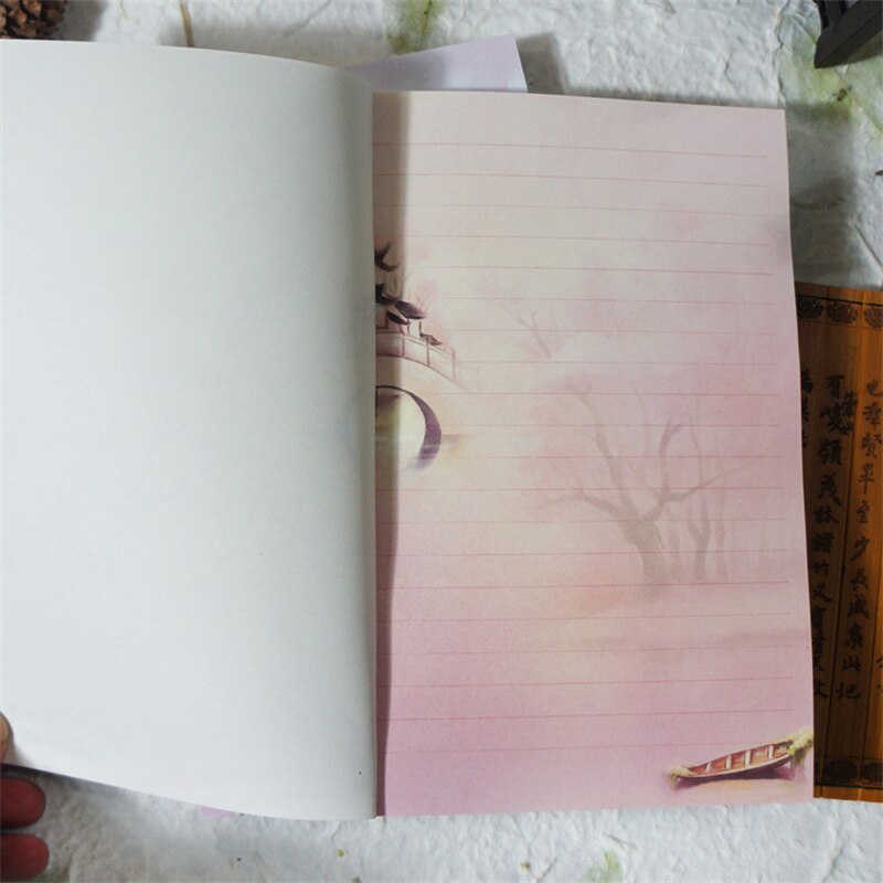 Diary Notebook Lined with Paper Notepad A5 Notepad Exquisite Collection Of Flower Word Book Binding