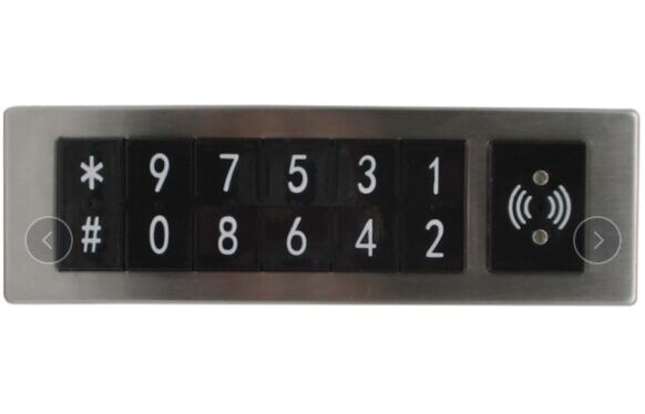 Metal 125Khz RFID&Password Keypad Number Cabinet Code Locks Intelligent Cabinet Lock: Type-B