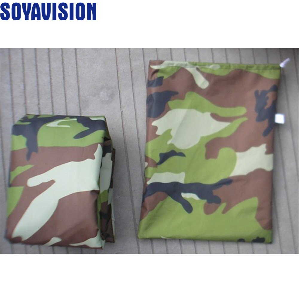 Cubierta de ATV negra impermeable para vehículo de motocicleta de playa, cubierta de Quad Bike a prueba de polvo, accesorios protectores de la caja de la motocicleta