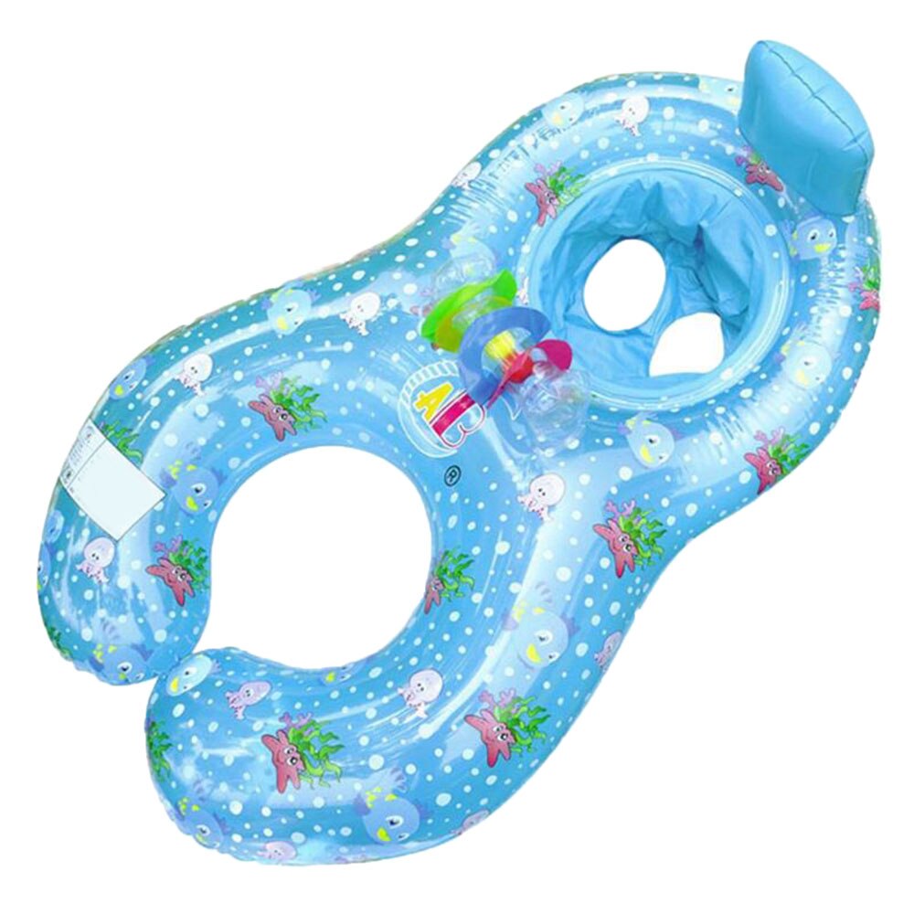 Moeder Kind Opblaasbare Ring Zwemmen Cirkel Baby Float Opblaasbare Swimtrainer Dubbele Vlot Ringen Speelgoed Zwembad Accessoires: 10