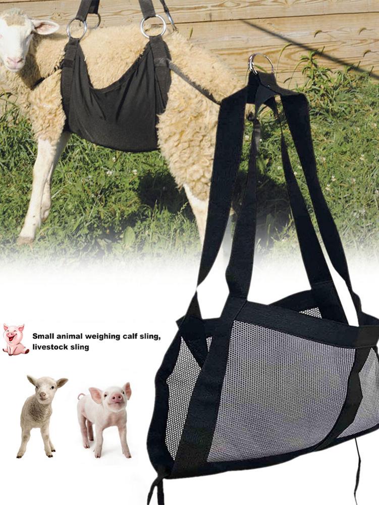 Eslinga ajustable de nailon grueso para aves de corral, eslinga de pequeña escala para granja, pesaje fijo para animales de granja