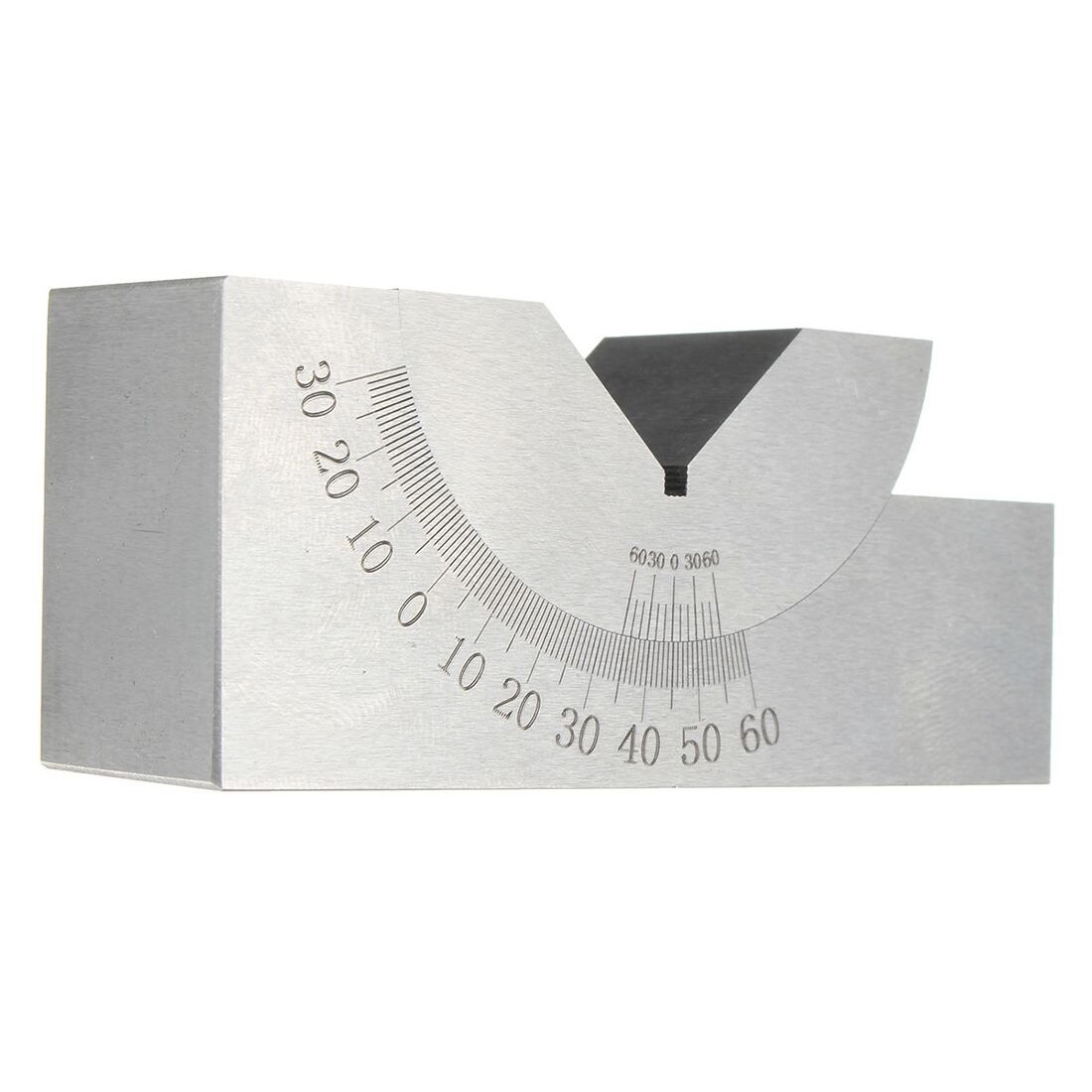 Verstellbarer Winkel-V-Block 75x25x36 Mm – Edelstahl, Präzise 0,01 Mm – Für Fräsmaschine & Bohrer