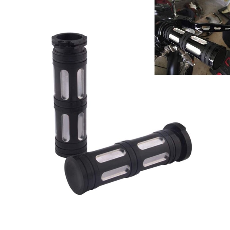 2 Pcs Universal Motorcycle Hand Grips Handle Bar Stuur Grip Voor Sportster Touring Dyna.
