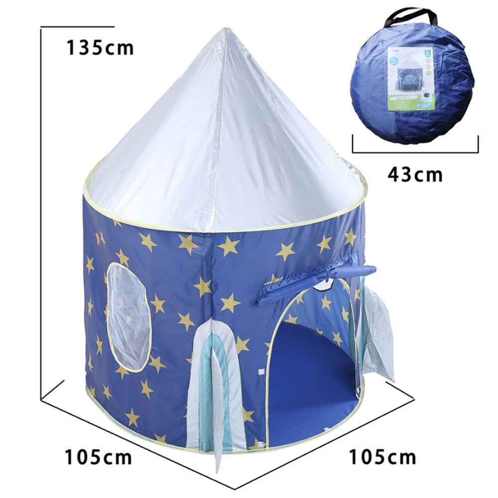 I bambini Che Giocano Tenda Castello Tende Giocattolo della Casa del Gioco Portatile Pieghevole per Esterni Per Le Ragazze Dei Ragazzi Regalo di Gioco In Salotto 105*135