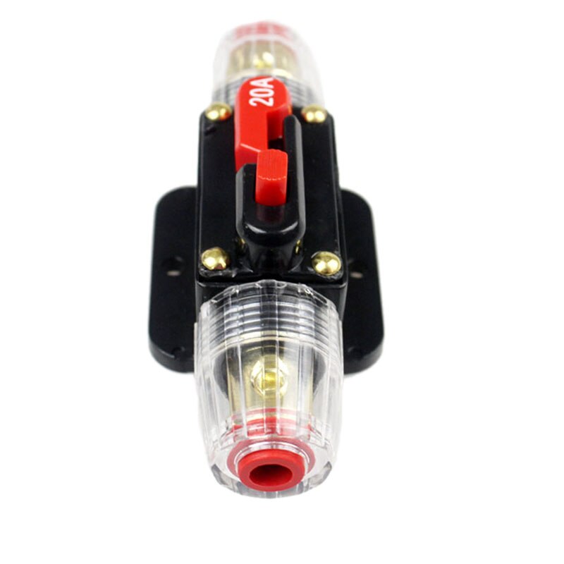 Newest 20A-100A Car Truck Audio Amplifier Circuit Breaker Fuse Holder AGU Style Stereo Amplifier Refit Fuse Adapter