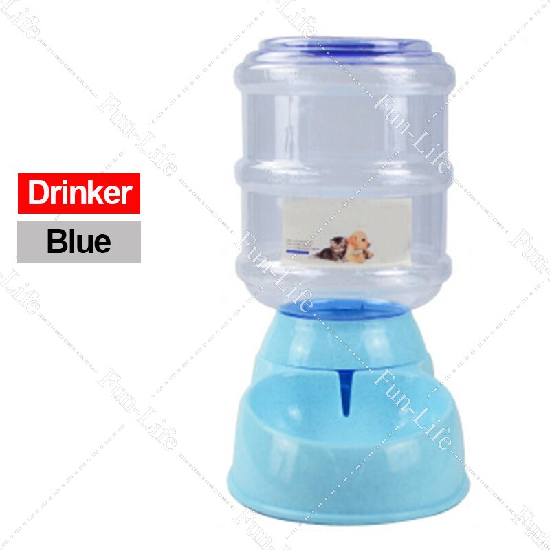 Automatische drinkbakken voor huisdieren, katten en honden, 3.8l voerbakken, drinkbakken voor huisdieren, voerbak voor huisdieren, waterbak voor huisdieren, automatische drinkbakken voor honden: Blauwe drinker