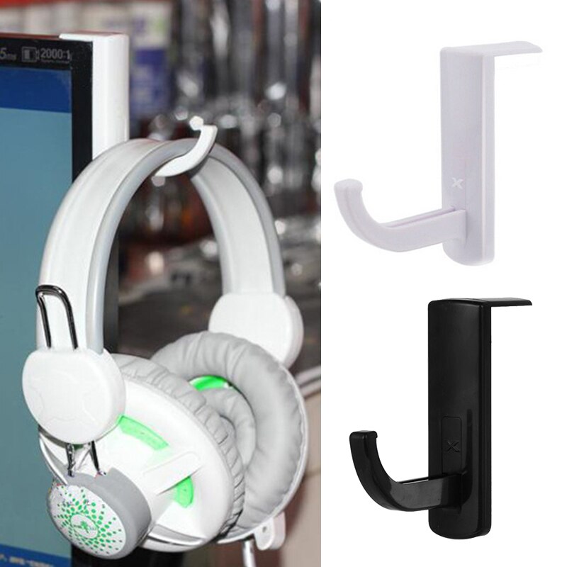 thumbnail image 2 of Headphones Stand Universal Headphone Stand Wood Headset Holder Hanger Wall-mounted Headphone Hook Hangers Wood 2 of 9