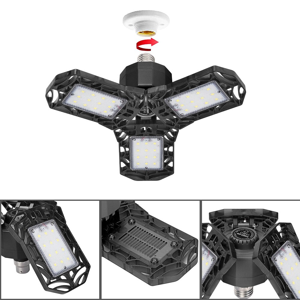 40W E26 E27 LED Garage Light AC85-265V High Bay Lamp Industrial Lighting Support