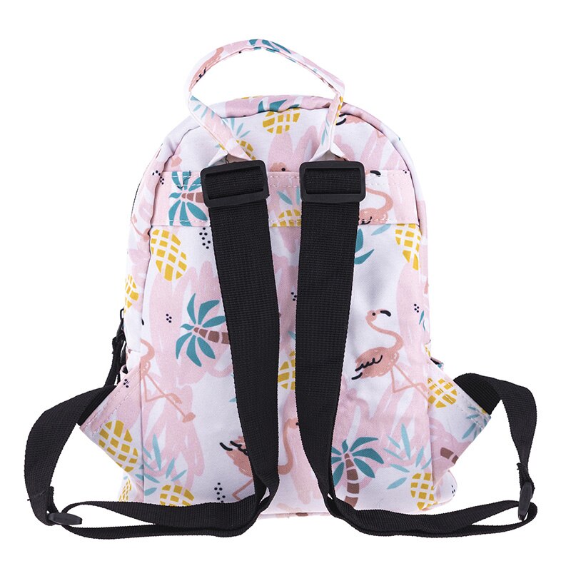 DIOMO freundlicher Schul Art Mini Rucksack Oxford Tuch Flamingo Schule Rucksack für Mädchen freundlicher Rucksack Kleinkind Buch Tasche