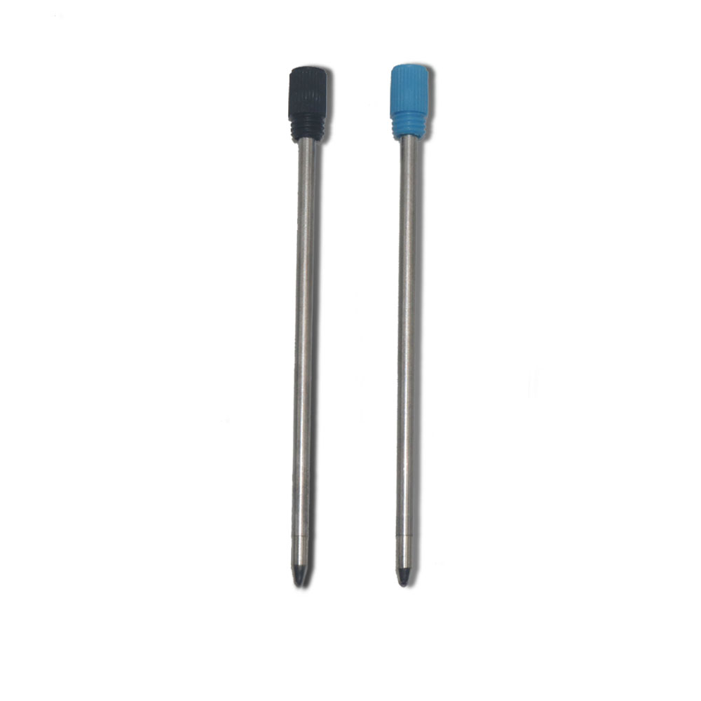100 Pcs Metal Refill 0.7mm Ballpoint Pen Refill Metal Length 70mm With The Use Of Capacitance Pen Blue And Black Optional