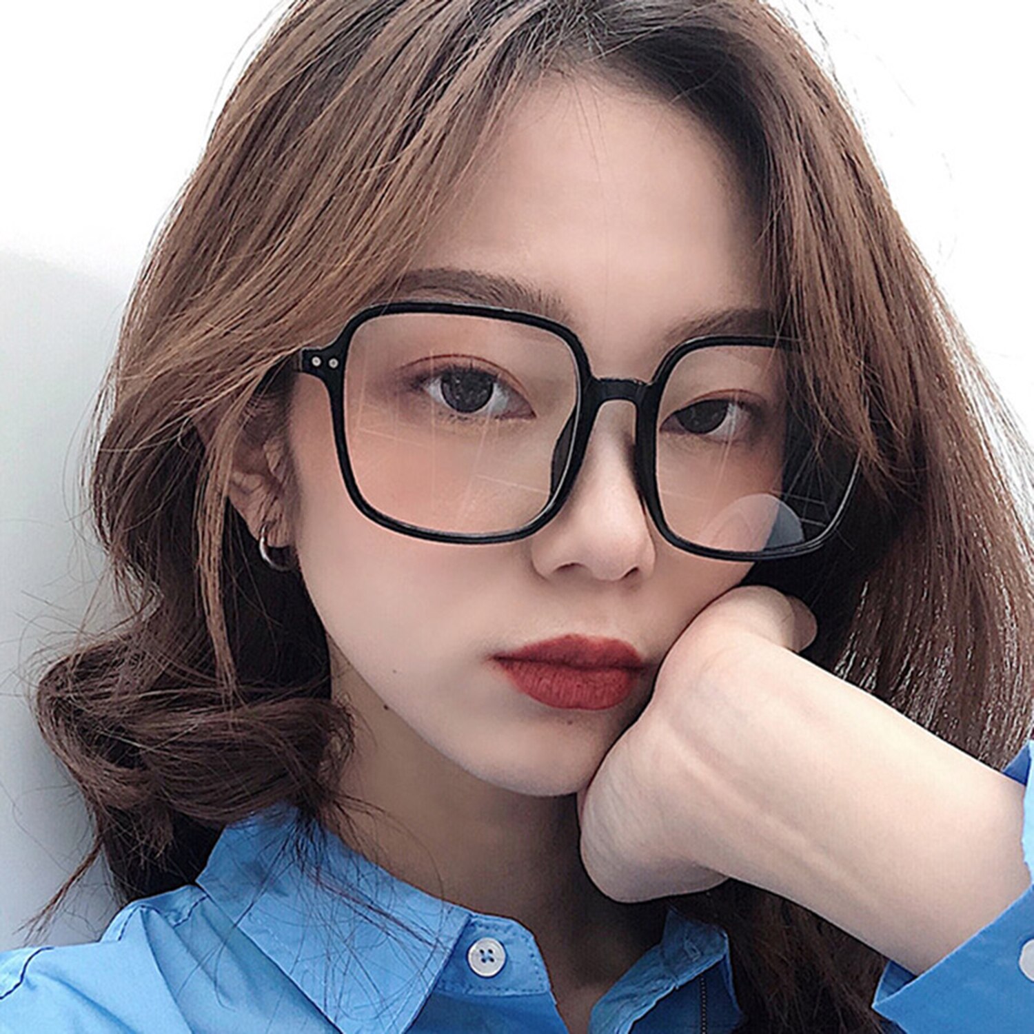 Unisex Optical Glasses Anti-blue Light Glasses Ultra Light Square Frames Spectacles Computer Glasses Eyewear Reading