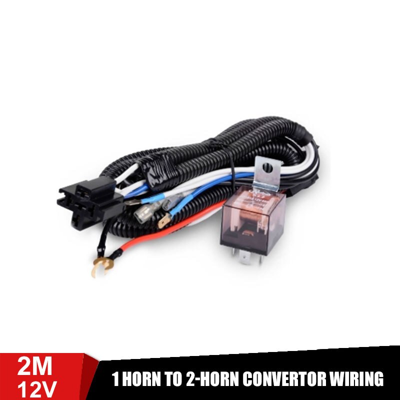 Sirena per clacson per motocicletta super rumorosa per auto camion moto impermeabile universale 12V DC 110db accessori per motociclette: 1pezzi 1V2 Wiring