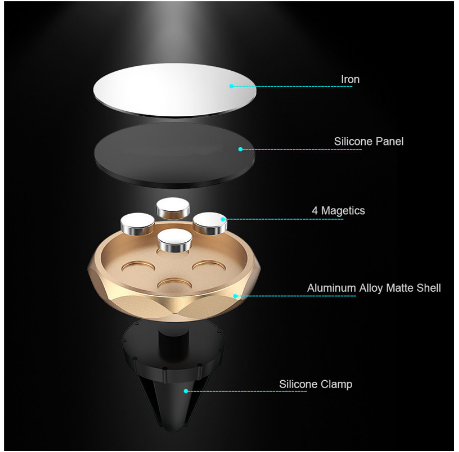 Vwxs Telefoon Houder Voor Iphone 11 Samsung Note10 Air Vent Auto Telefoon Houder Voor Mobiele Telefoon Op Voor Xiaomi Mi 9 Huawei Honor 10 P30