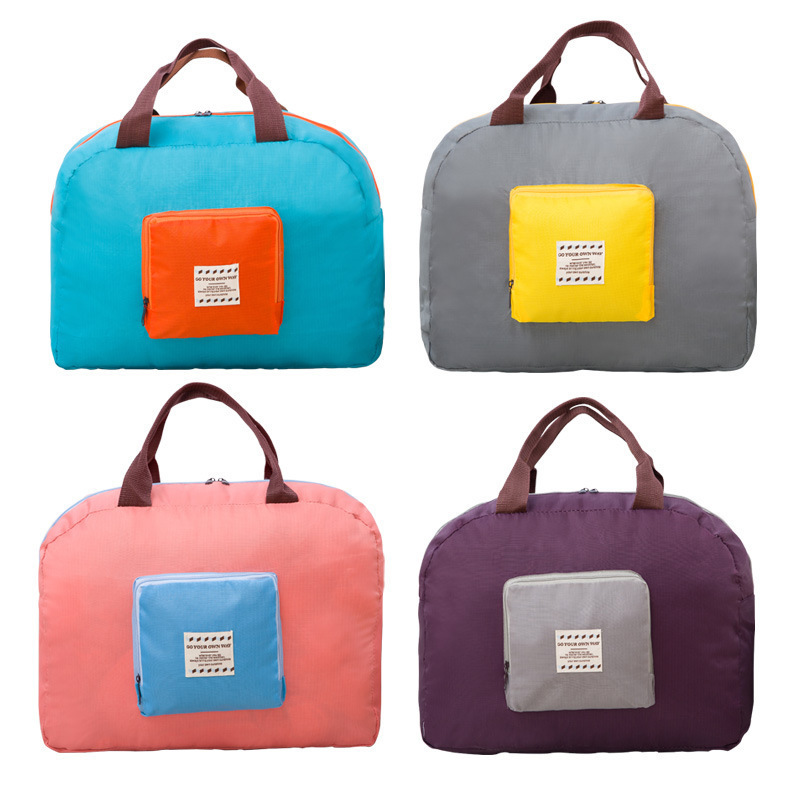 Duffel bag bolsa de aeronave coreana, bolsa de náilon portátil para armazenamento de um ombro, à prova d&#39;água e grande capacidade de viagem