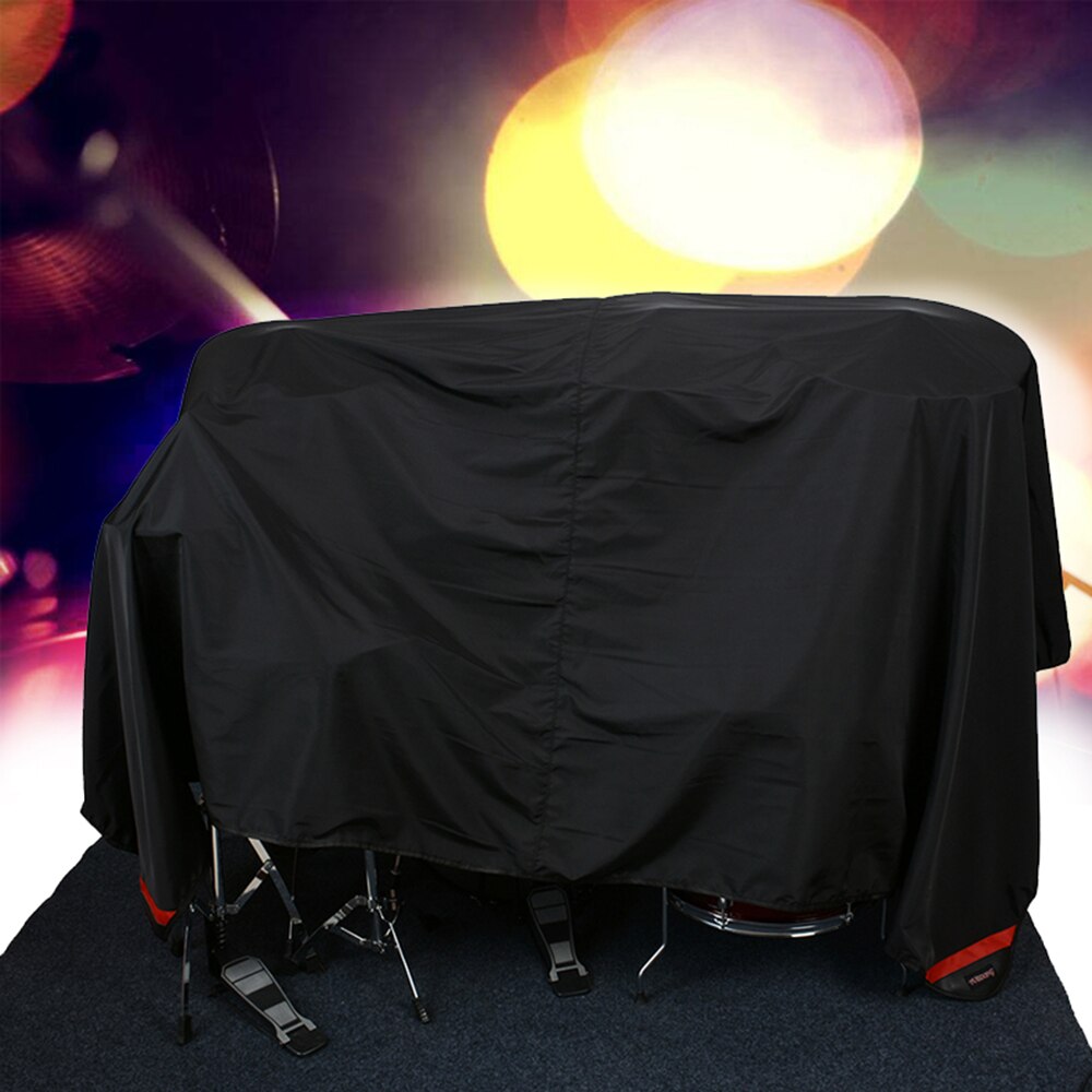 MoonEmbassy 80 x 108 Inch Drum Set Dust Cover Water-Resistant Nylon Cover With Sewn-in Weighted Corners