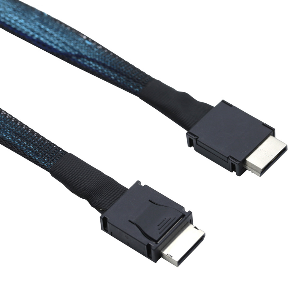 PCIE Oculink SFF 8611 4I Naar MINI SAS SFF-8611 4I Server Super Speed Kabel Data Verlengkabel Man-Man Data Transfer lijn