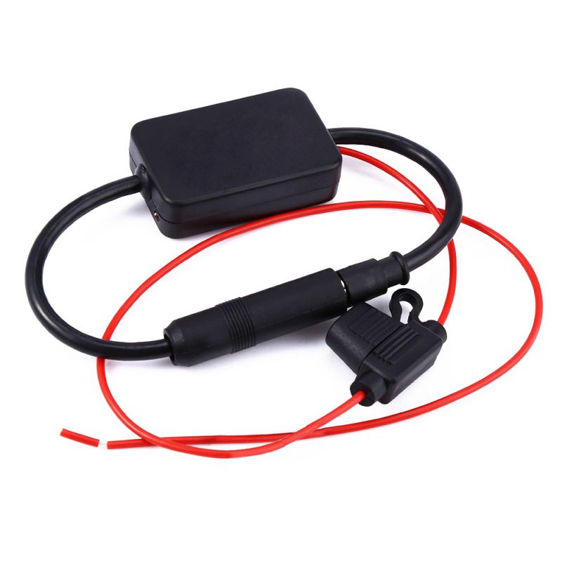 Pas cher pour universel 12V Auto voiture Radio FM antenne Signal amplificateur amplificateur Booster pour Marine voiture véhicule bateau 330mm FM amplificateur