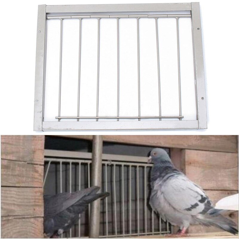 1xDoor Bob Wires Bars On Frame Entrance Tumbler For Racing Pigeon Loft Bird