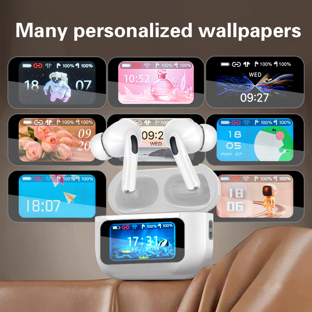 XIAOMI Redmi Bluetooth Earphones Touch Screen TWS Wireless Headphones Wireless 5.3 Headset ANC Noise Reduction Earbuds HD Mic