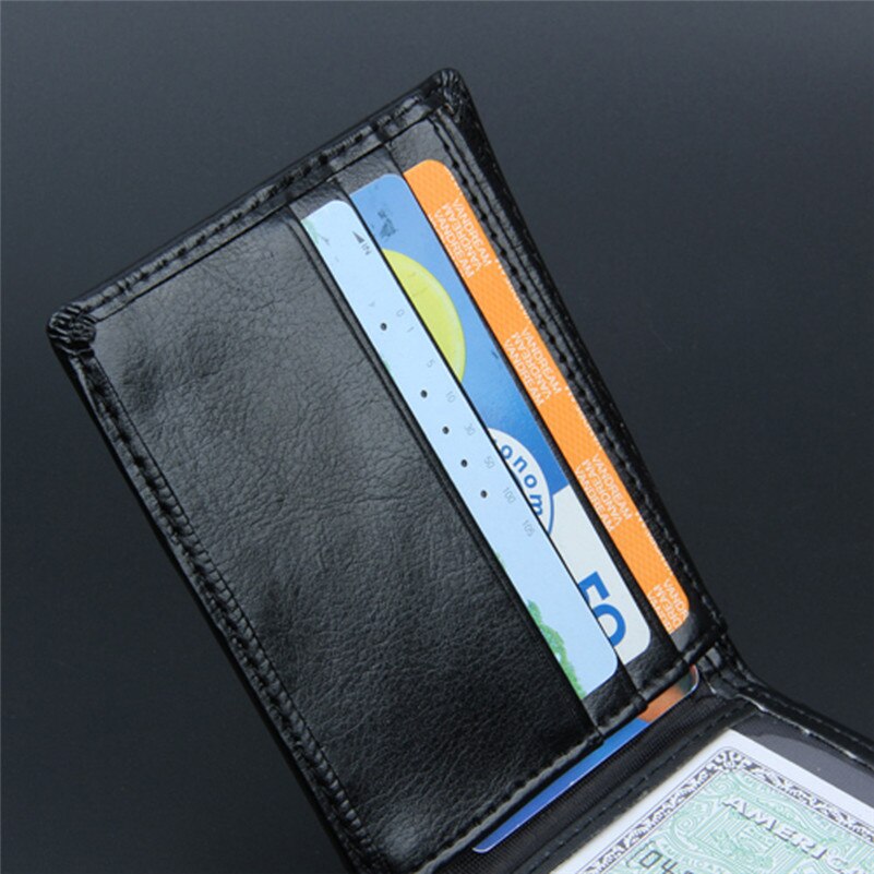 Meest Populaire Mannen Bifold Zakelijke Lederen Portemonnee Id Credit Card Holder Purse Zakken Mannelijke Mode Portefeuilles Proxy Aankoop A8