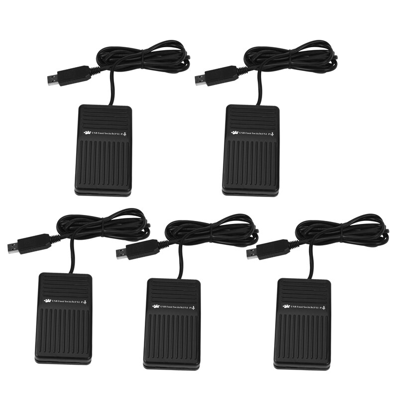 5X PC USB Foot Switch Keyboard Pedal