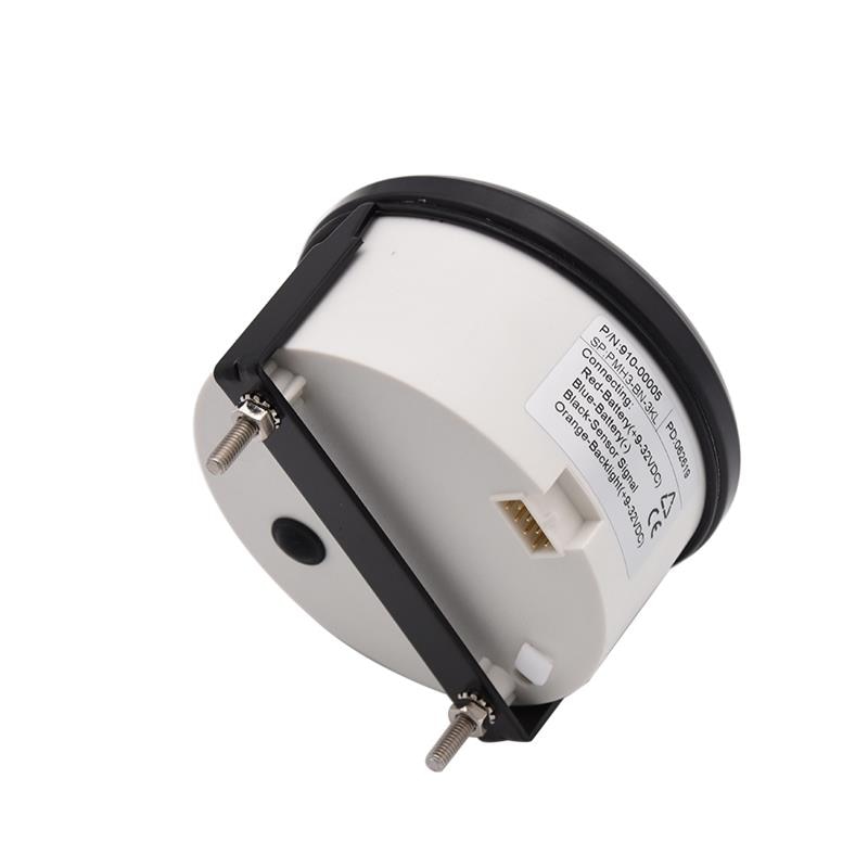 85Mm 0-3000 Rpm Wit Elektrische Marine Boot Toerenteller Gauge Voor Diesel Motor Motor Tacometro Rpm Meter Met lcd Urenteller