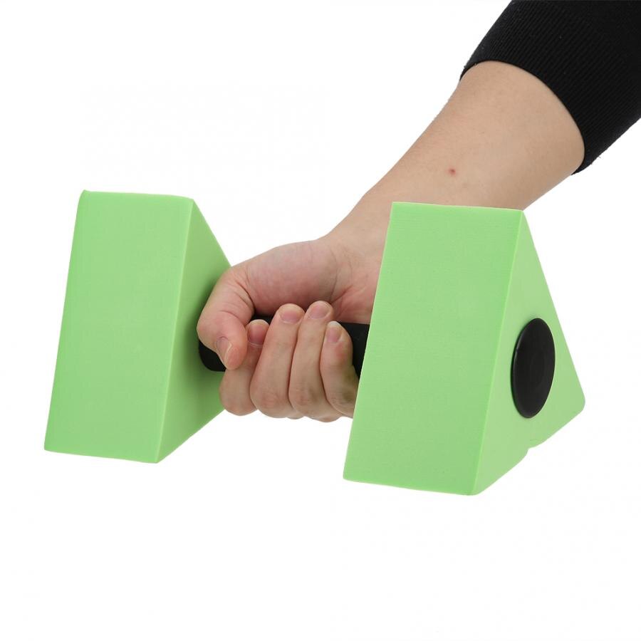 2pcs EVA Water Foam Floating Dumbbell Swimming Pool Weight Aerobics Automatic Float Water Dumbbell Child Swim Fitness Dumbbell