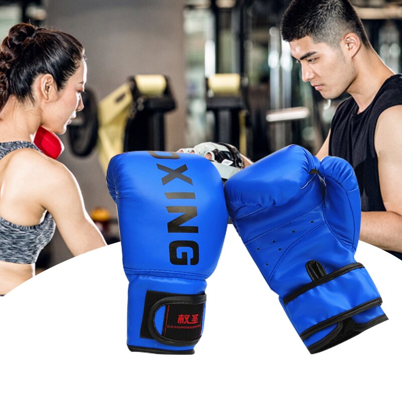 Boxing Gloves Karate Sanda Taekwondo Sanda Fighting Gloves Fighting Handguard Children Training Adults Kids Equipment