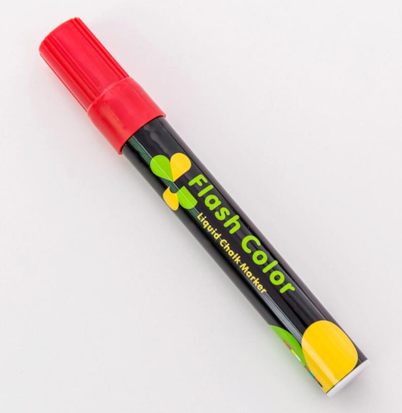 24 teile/los Fluoreszierende Platte Textmarker Stift Kreide Marker Stifte Glas Licht Tafel Malerei Kunst Marker Stift Schule Liefert: hong