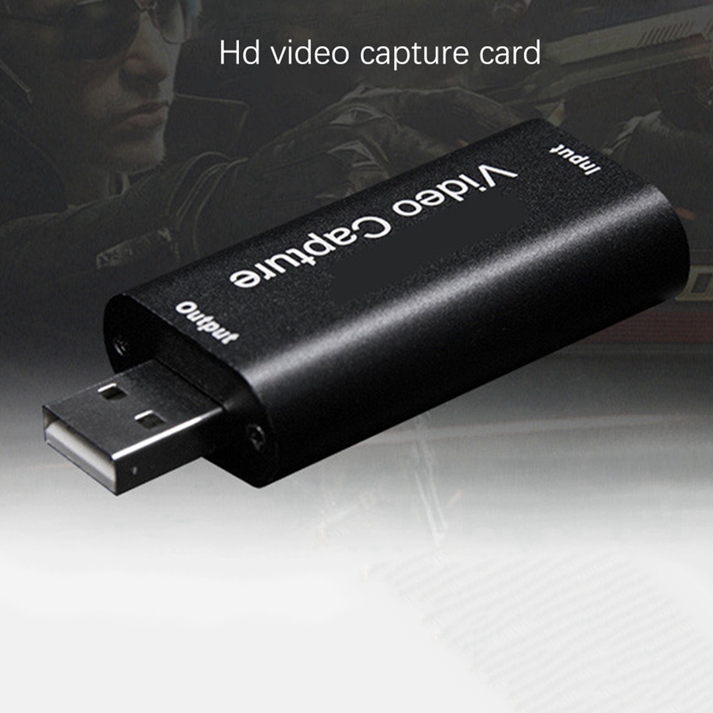 Capture Card USB2.0 HDMI-Compatible Capture Card HDMI-Compatible 4K Video Capture Card Live Recording Box Supports OBS