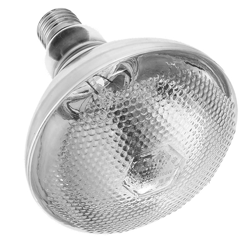 Rayo infrarrojo rojo luz térmica de calefacción 100-250W granja cerdo cría calor onda corta aves de corral escotilla 110-220V bombilla
