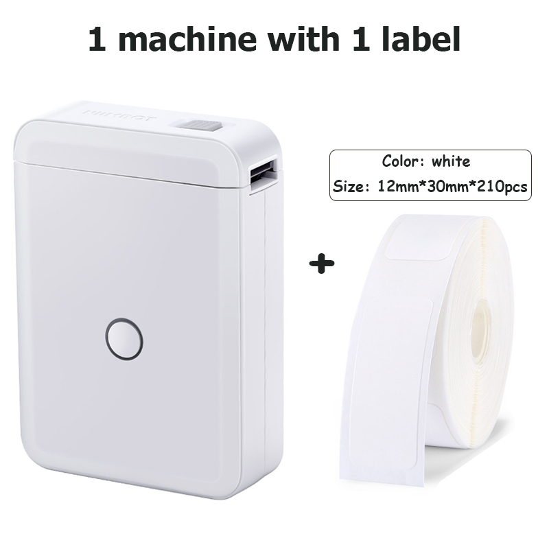 Niimbot D110 Label Maker Price Sticker Portable Bluetooth Thermal Label Printer and USB Cable DIY Date Sticker Label Machine: white3