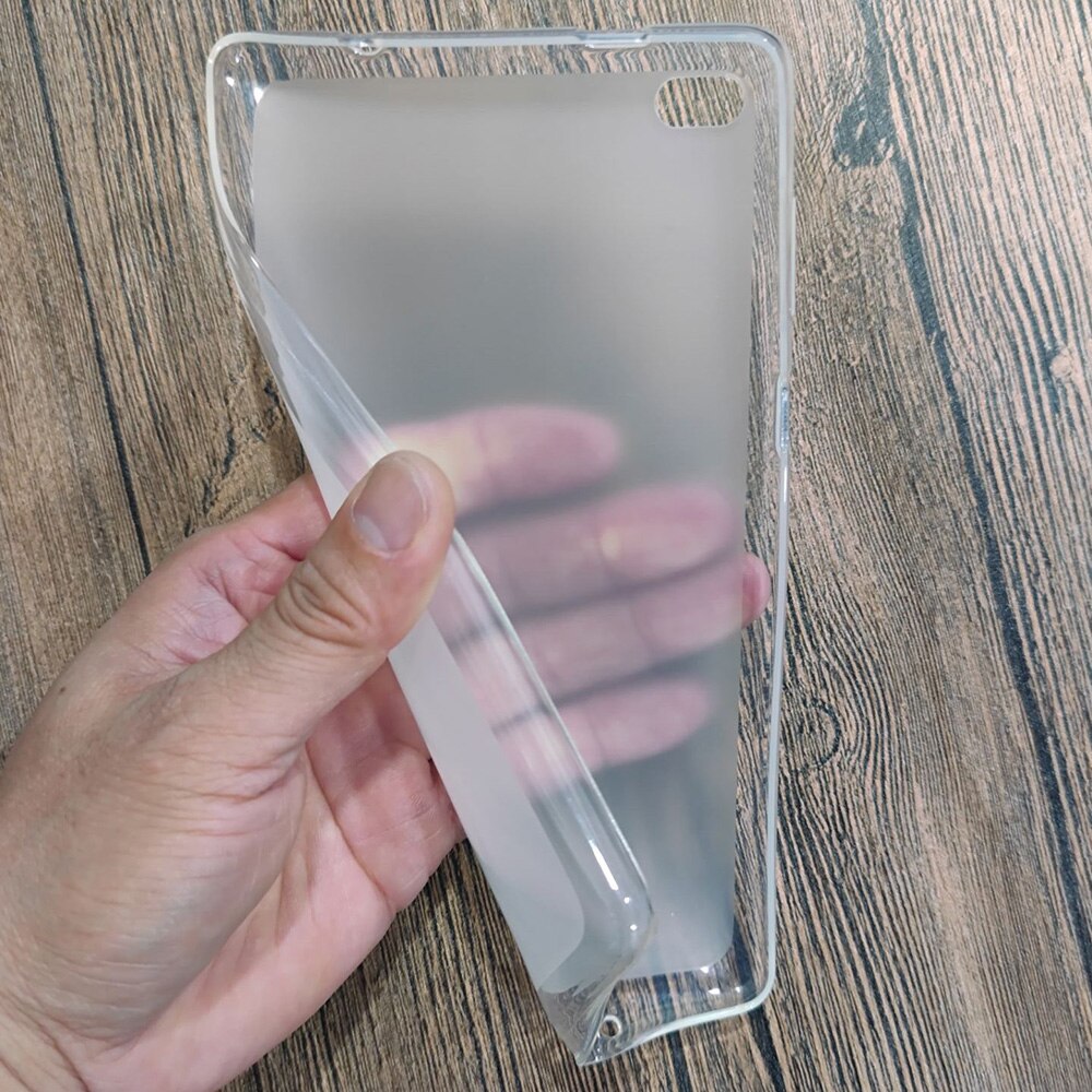 Dla 7 &#39;&#39;Lenovo Tab E7 Model TB-7104F TB-7104N TB-7104I TB-7104 miękka TPU Case przezroczysta, odporna na wstrząsy pokrywa powrót powłoka ochronna