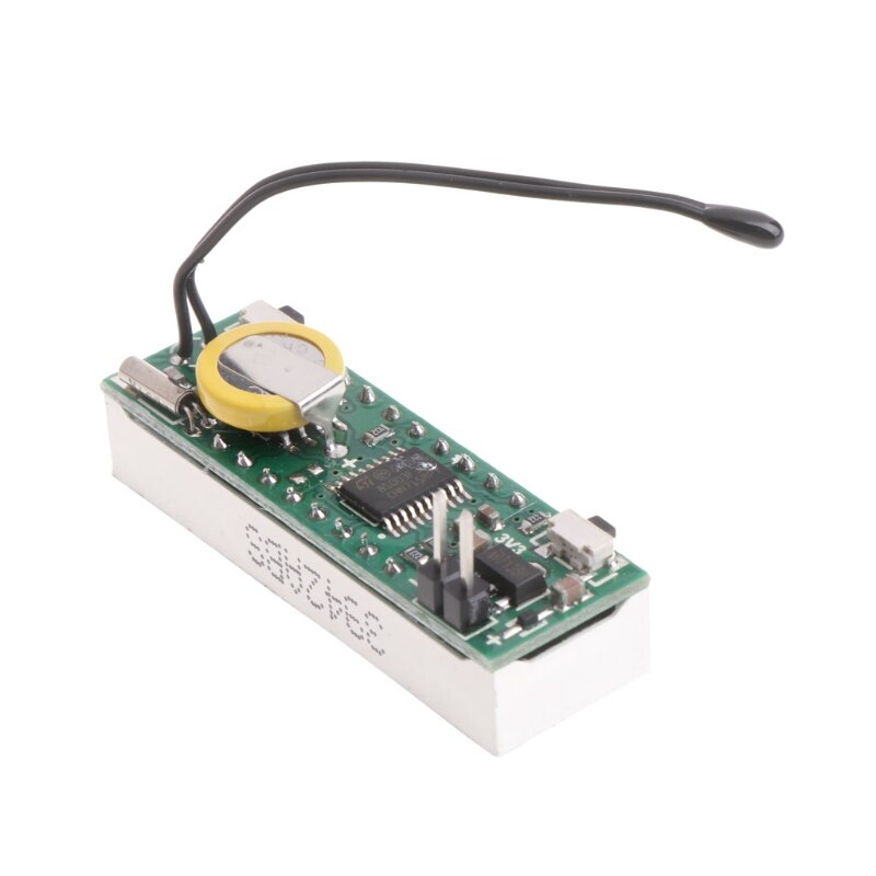 Reloj electrónico Digital LED para coche, medidor de temperatura, voltaje 3 en 1, 12V, 5-20V, W91F, útil,