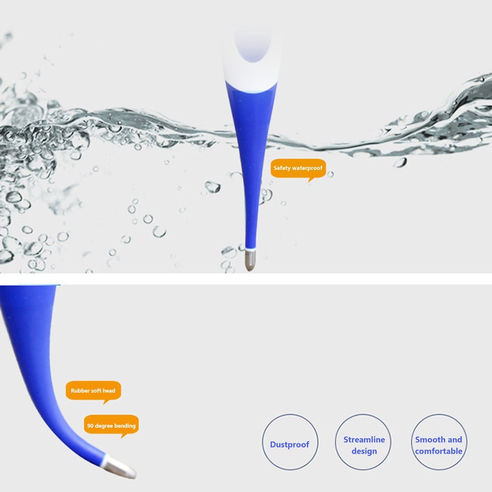 Digital Lcd Large Screen Display Thermometer Flexible Tip Oral Mouth Underarm For Kids Adult Portable thermometer dropshippping