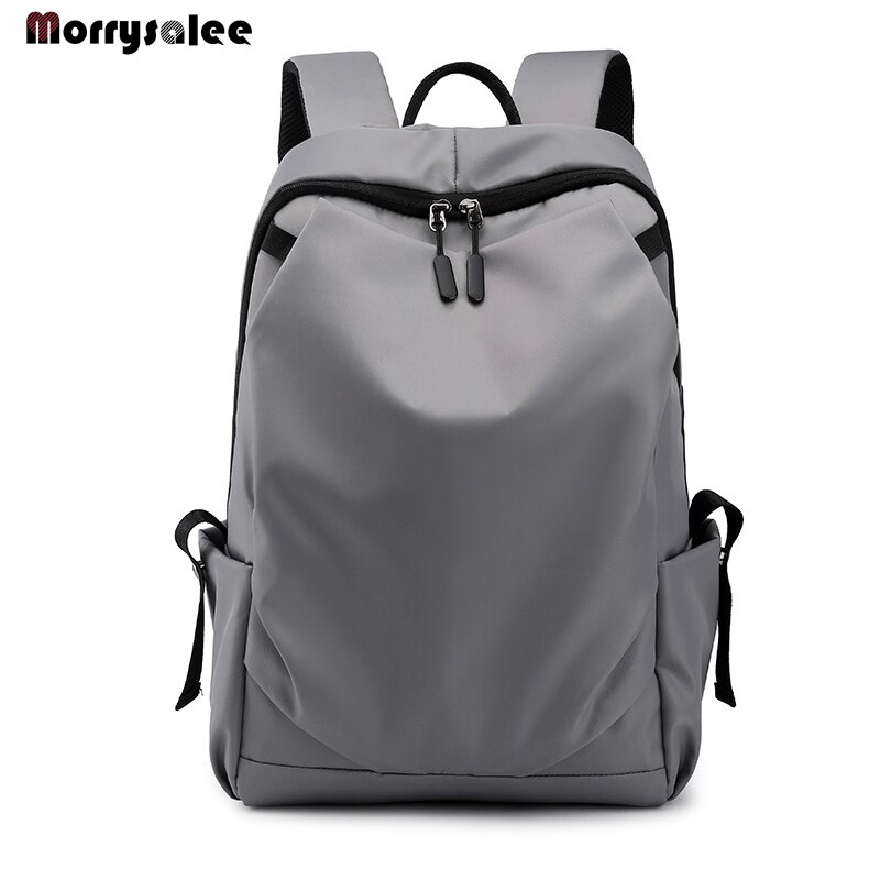 Men's Leisure Outdoor Backpack Bag USB Charging Students Large Capacity Backpack: Gray