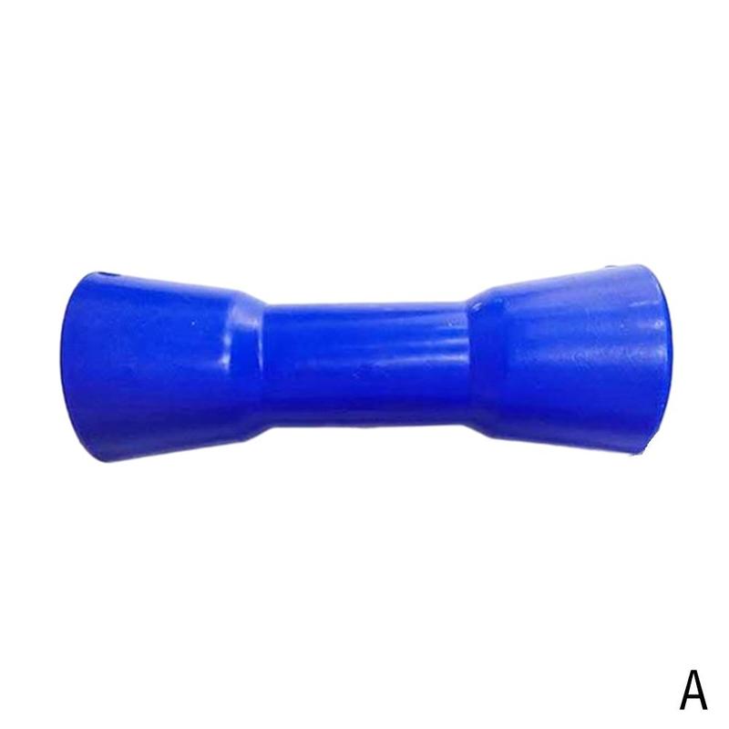 Rouleau de quille de remorque de bateau PE en plastique dur bleu de 8 pouces, auto-centrant de 200mm avec pièces d&#39;accessoires de boulons: Default Title