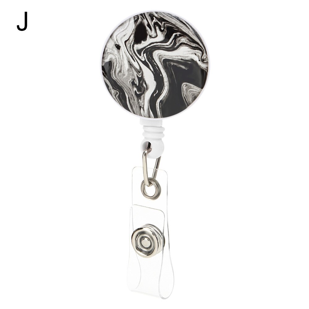 Porte-Badge rétractable d'infirmière, porte-Badge de nom d'infirmière, porte-carte d'identité drôle, pince pivotante, pour étiquette de nom de travail, fourniture de bureau, 1 pièce